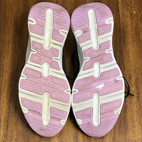 Sketchers Arch Fit Air Cooled Comfy Wave Womens Size 8.5 Black Lavender - Picture 12 of 14